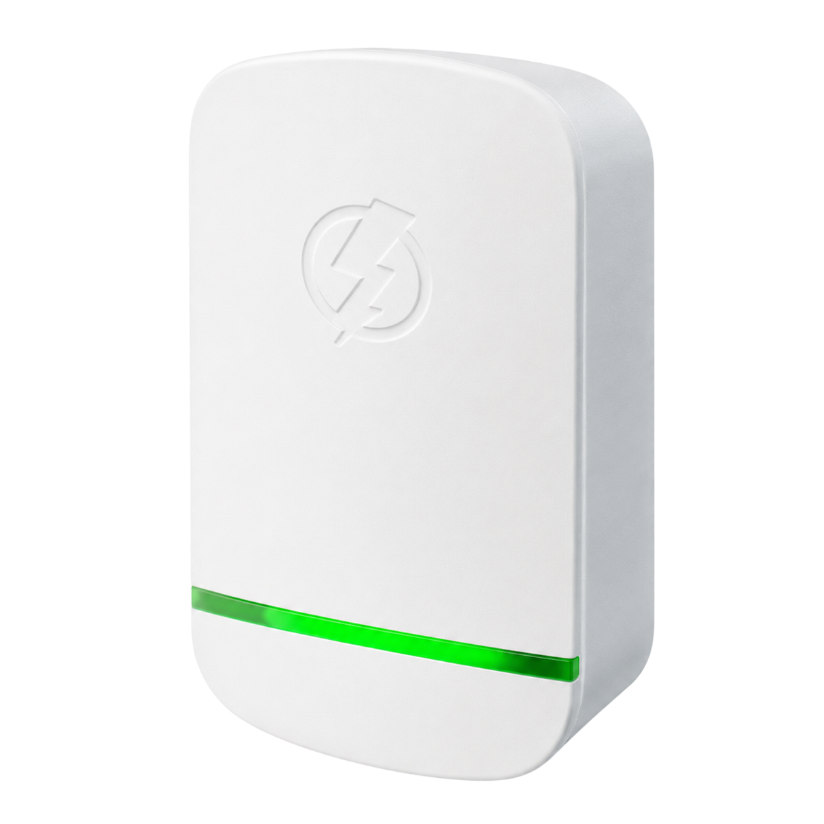 Single white StopWatt energy saving device with green indicator light